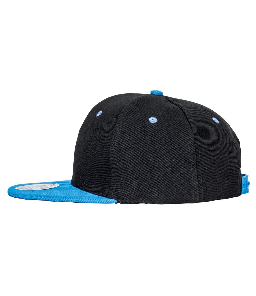 hoed Geelachtig opslag Contrast Snapback cap zwart-blauw - Maffe caps